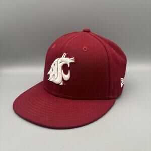 Washington State Cougars WSU New Era Snapback Hat College Red Size Youth